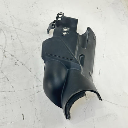 2009 - 2011 YAMAHA YZF R1 EXHAUST COVER HEAT SHIELD PLASTIC BLACK TRIM PANEL