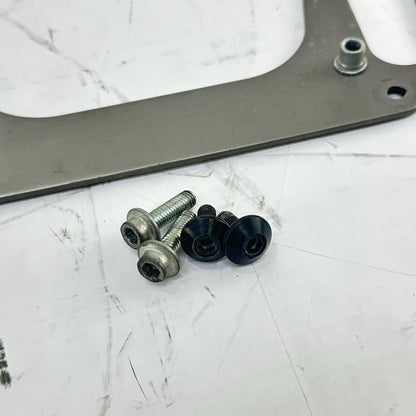 2009 - 2011 YAMAHA YZF R1 SUBFRAME SEAT BRACKET REAR TAIL MOUNT SILVER BOLTS