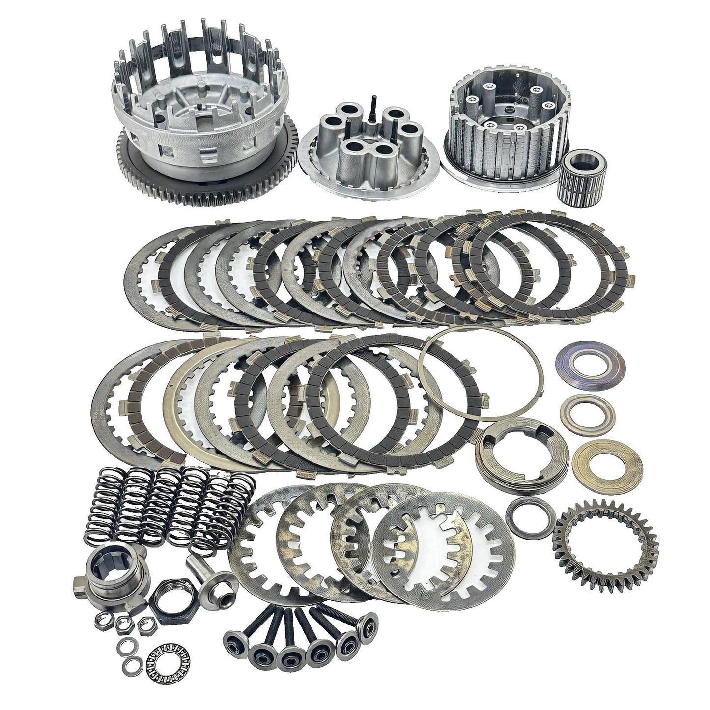 2007 - 2008 SUZUKI GSXR 1000 CLUTCH BASKET ASSEMBLY PRESSURE PLATES RINGS DISCS