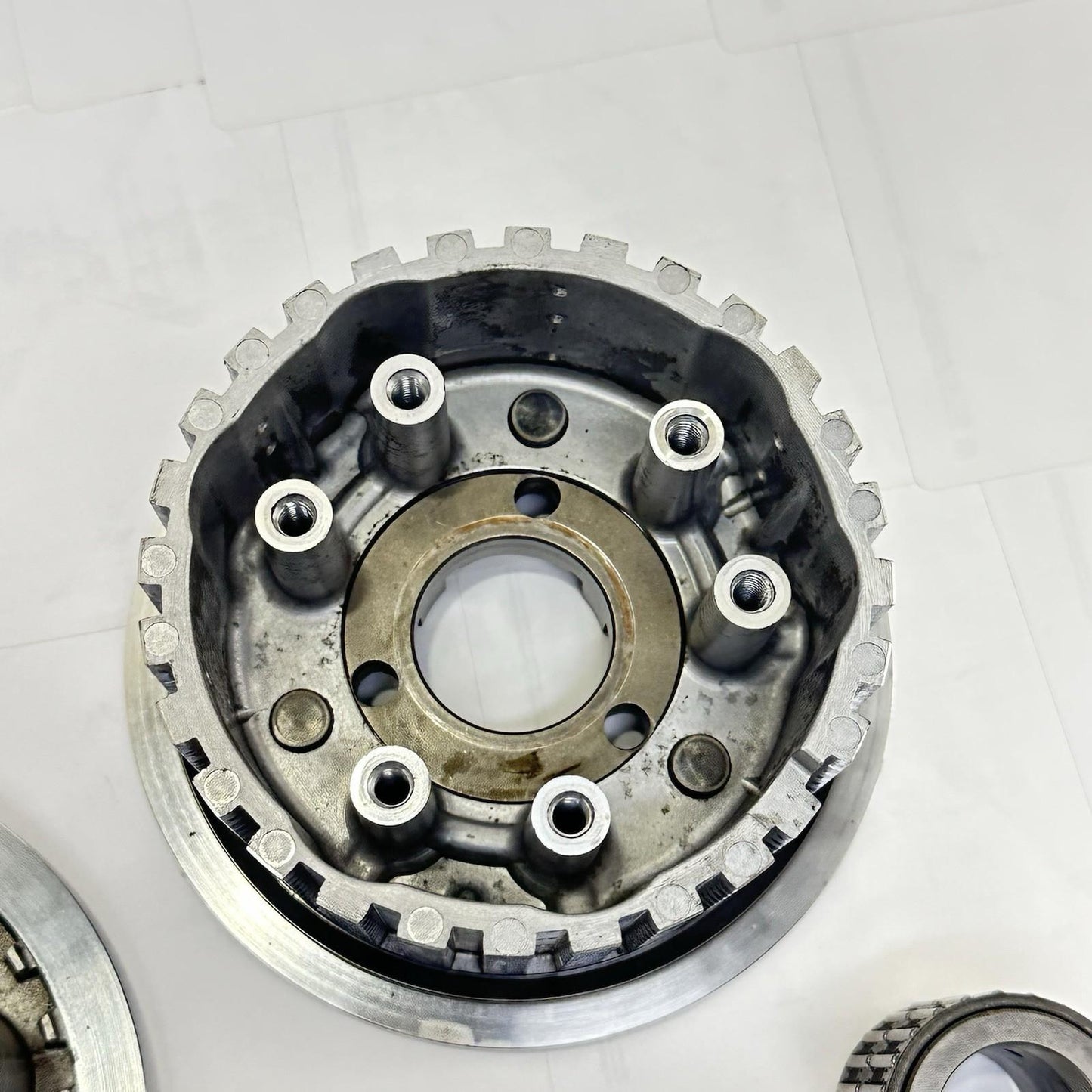 2007 - 2008 SUZUKI GSXR 1000 CLUTCH BASKET ASSEMBLY PRESSURE PLATES RINGS DISCS