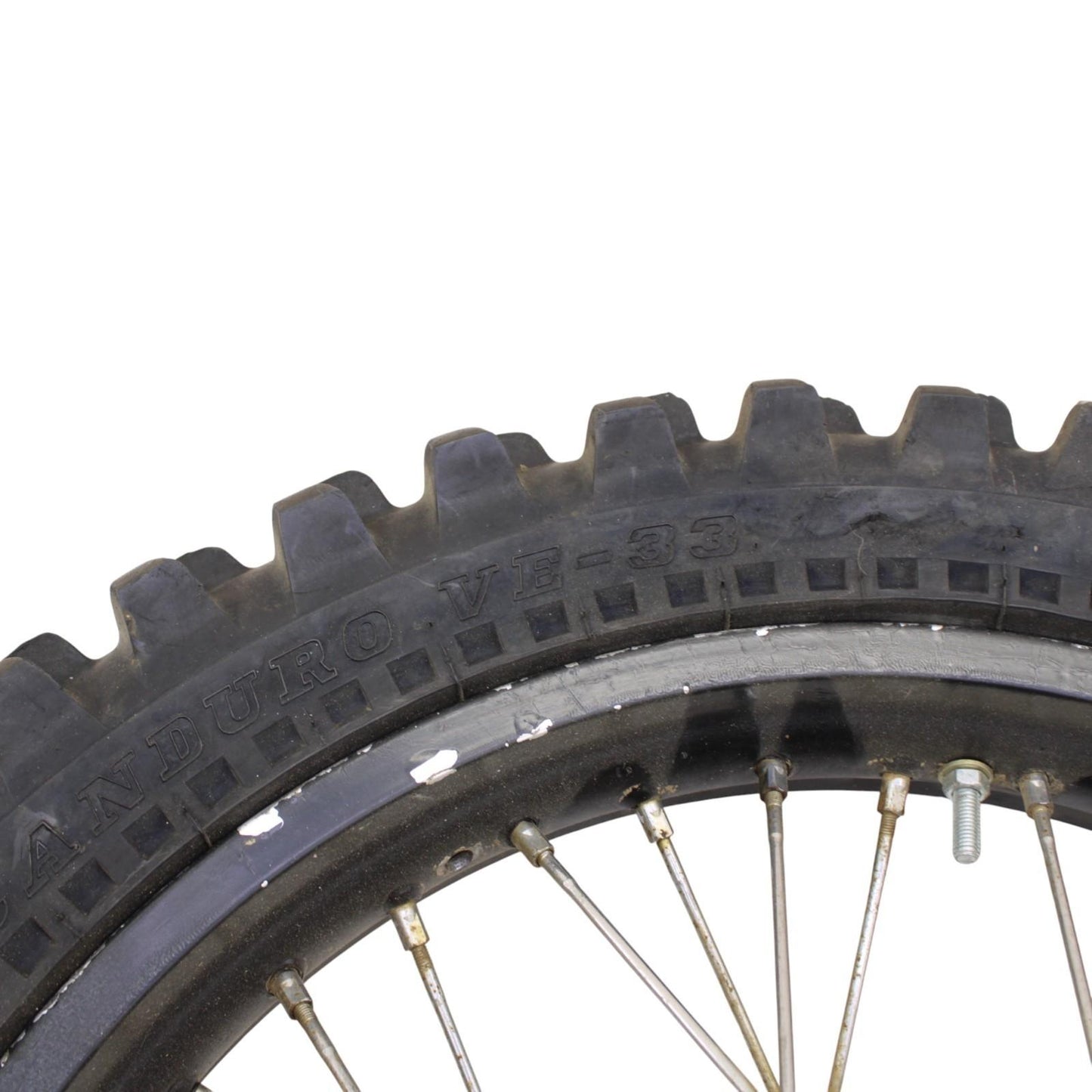2000 - 2012 KTM 250 EXC REAR WHEEL BACK RIM TIRE RUBBER BLACK RIM STRAIGHT