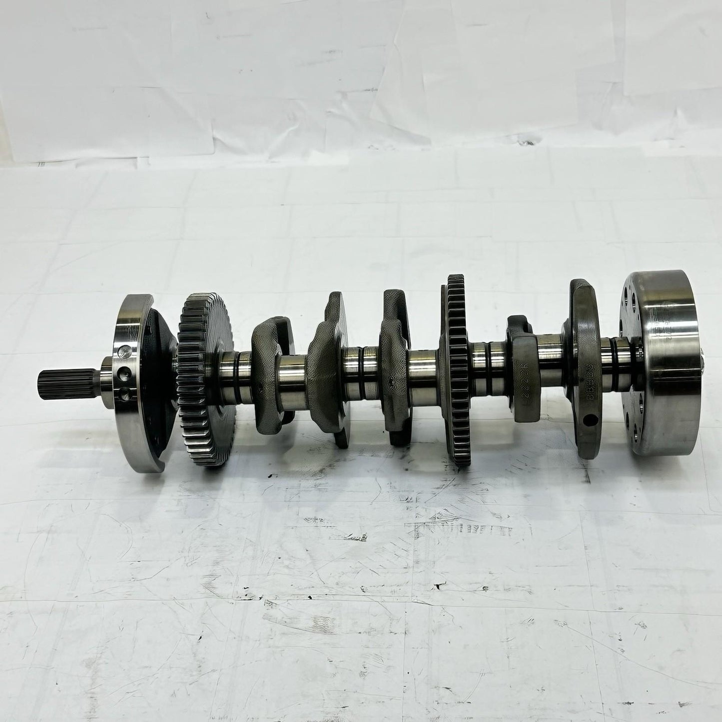 2007 - 2008 SUZUKI GSXR 1000 CRANKSHAFT ENGINE MOTOR SHAFT SILVER STOCK