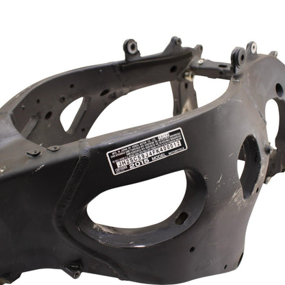 2012 - 2016 HONDA CBR1000RR FRAME MAIN CHASSIS BLACK STRAIGHT STOCK SCUFF