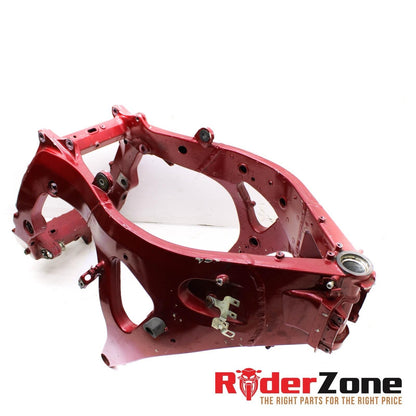 2007 - 2012 HONDA CBR600RR FRAME MAIN BODY CHASSIS RED STRAIGHT