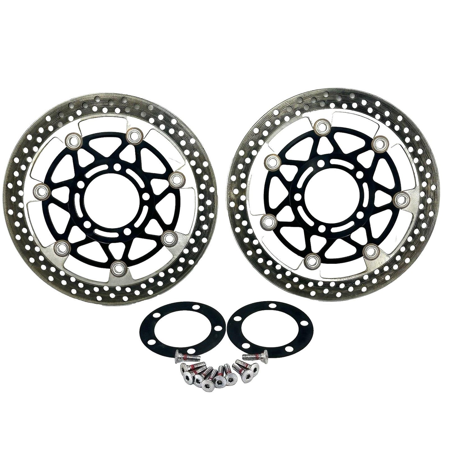 2024 - 2026 KAWASAKI NINJA ZX6R FRONT BRAKE ROTORS DISC LEFT RIGHT SET PAIR BOLT