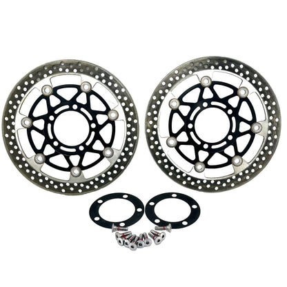 2024 - 2026 KAWASAKI NINJA ZX6R FRONT BRAKE ROTORS DISC LEFT RIGHT SET PAIR BOLT