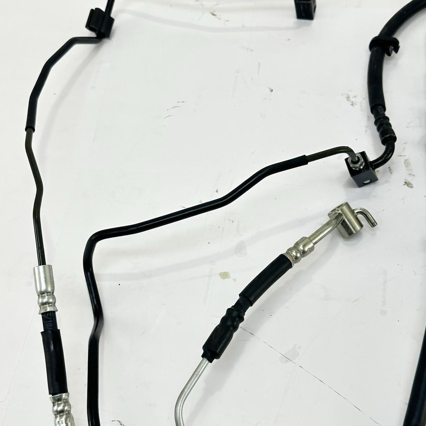 2024 - 2026 KAWASAKI NINJA ZX6R ABS BRAKE LINES FRONT REAR SET BLACK STOCK