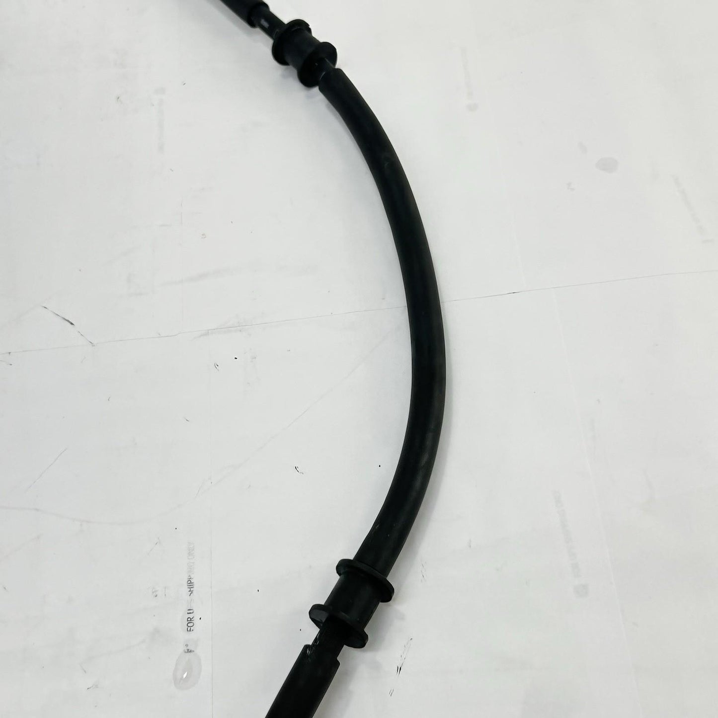 2024 - 2026 KAWASAKI NINJA ZX6R ABS BRAKE LINES FRONT REAR SET BLACK STOCK