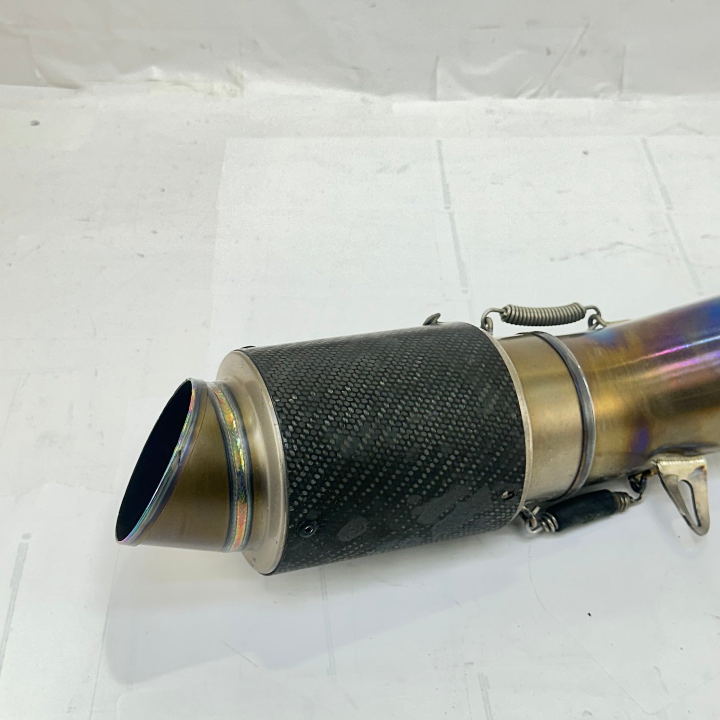 2011 - 2015 KAWASAKI NINJA ZX10R EXHAUST MUFFLER PIPE AUSTIN RACING *SCUFFED*