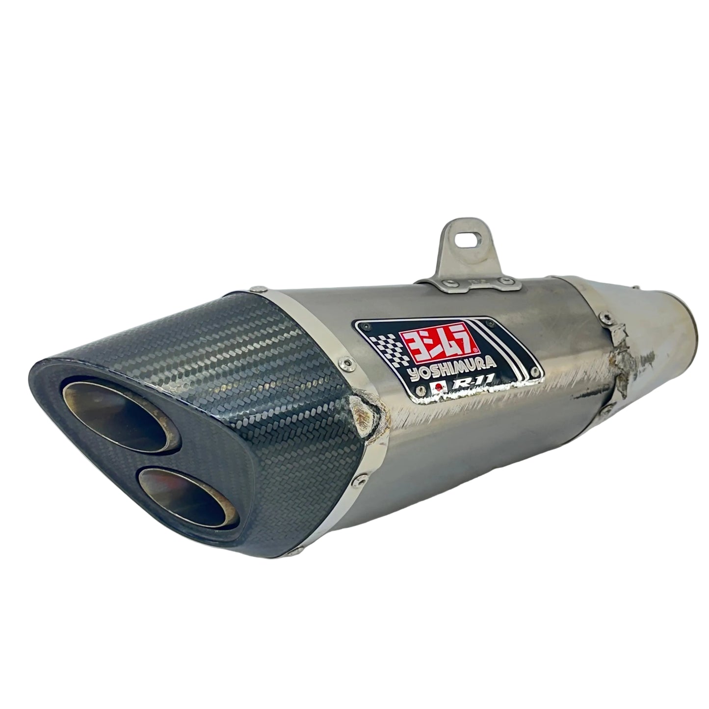 2011 - 2026 SUZUKI GSXS 600 GSXR 750 EXHAUST MUFFLER PIPE YOSHIMURA *SCUFFED*