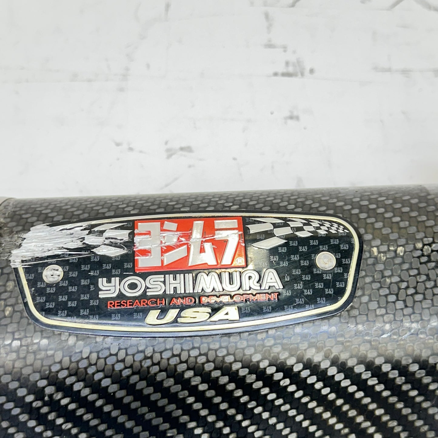 2011 - 2026 SUZUKU GSXR 600 GSXR 750 EXHAUST MUFFLER PIPE YOSHIMURA *SCUFFED*