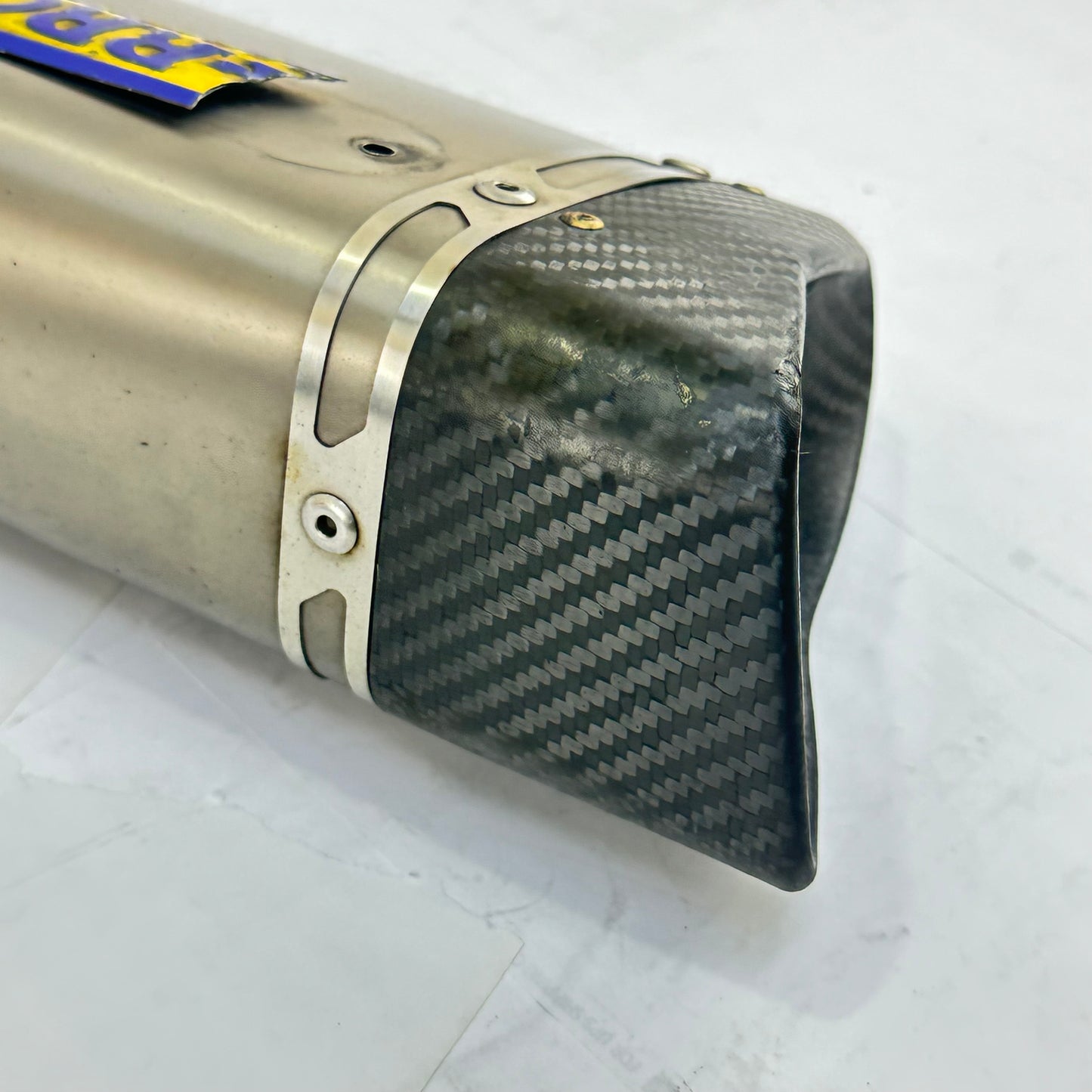 2013 - 2017 TRIUMPH DAYTONA 675R EXHAUST MUFFLER PIPE ARROW *SCUFFED*