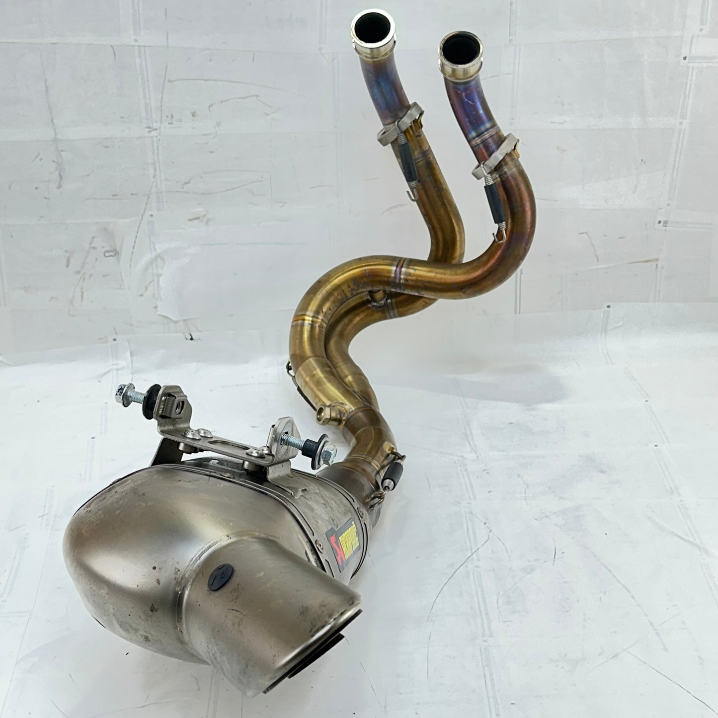 2017 - 2023 KAWASAKI NINJA EX650 EXHAUST MUFFLER PIPE HEADER MANIFOLD AKRAPOVIC