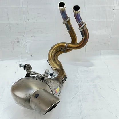 2017 - 2023 KAWASAKI NINJA EX650 EXHAUST MUFFLER PIPE HEADER MANIFOLD AKRAPOVIC