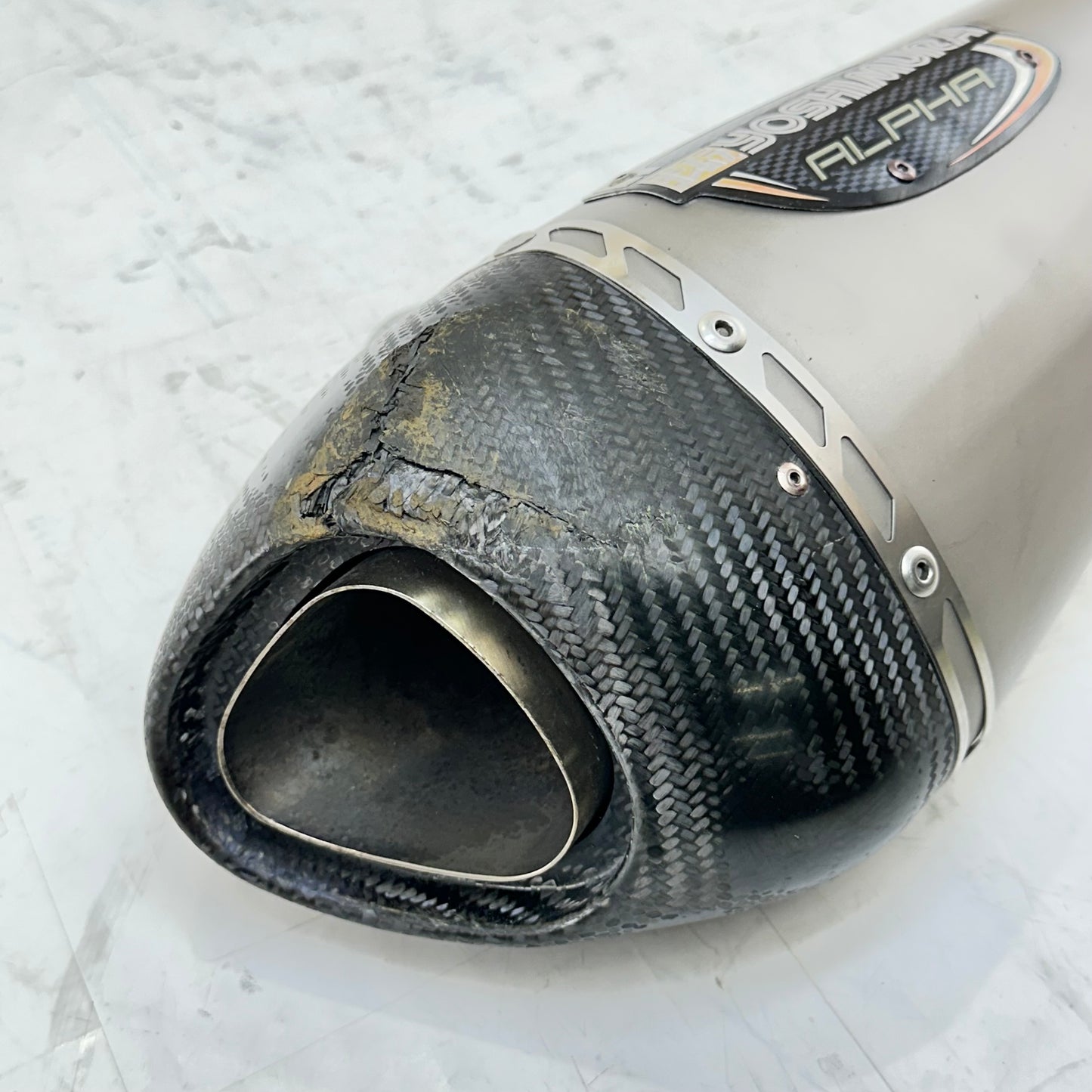 2017 - 2019 HONDA CBR 1000RR SP EXHAUST MUFFLER YOSHIMURA ALPHA *RASH*