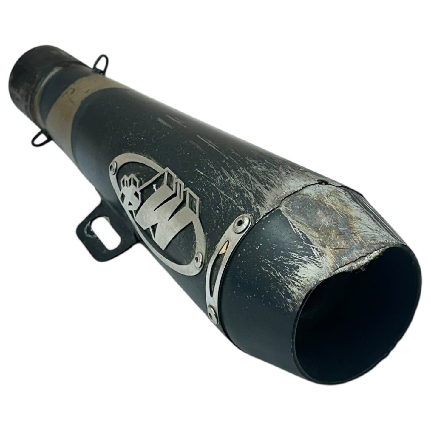 2007 2008 SUZUKI GSXR 1000 M4 EXHAUST SLIP ON MUFFLER *SCUFFED*