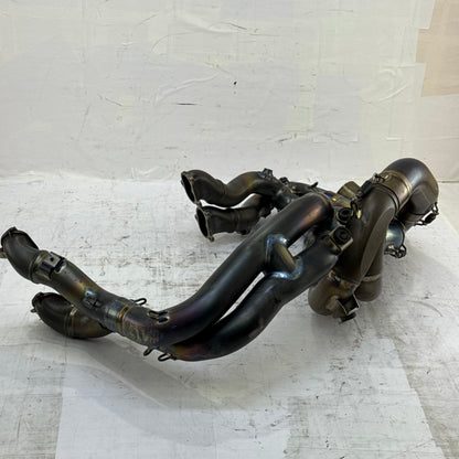 2018 - 2024 Ducati Panigale V4 Akrapovic Full Exhaust Complete Assembly Damaged