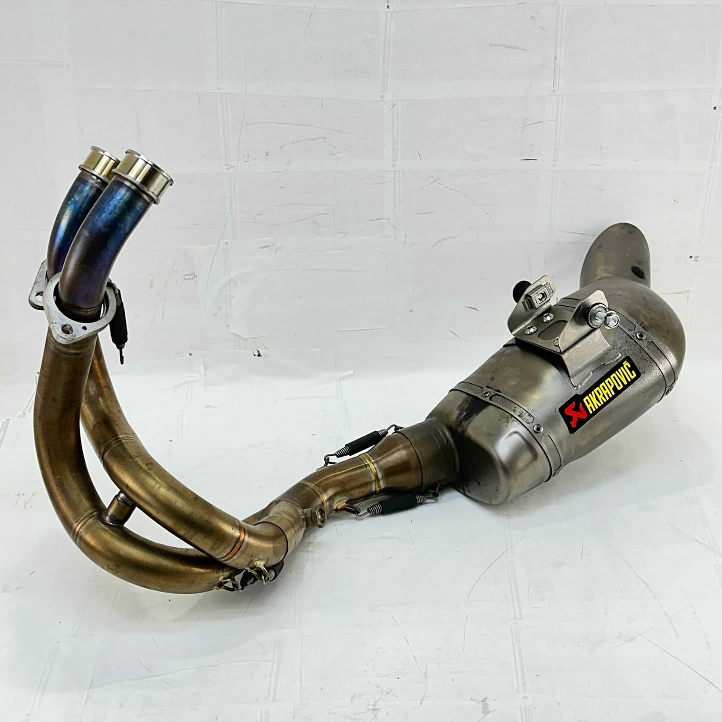 2017 - 2023 KAWASAKI NINJA EX650 EXHAUST MUFFLER PIPE HEADER MANIFOLD AKRAPOVIC