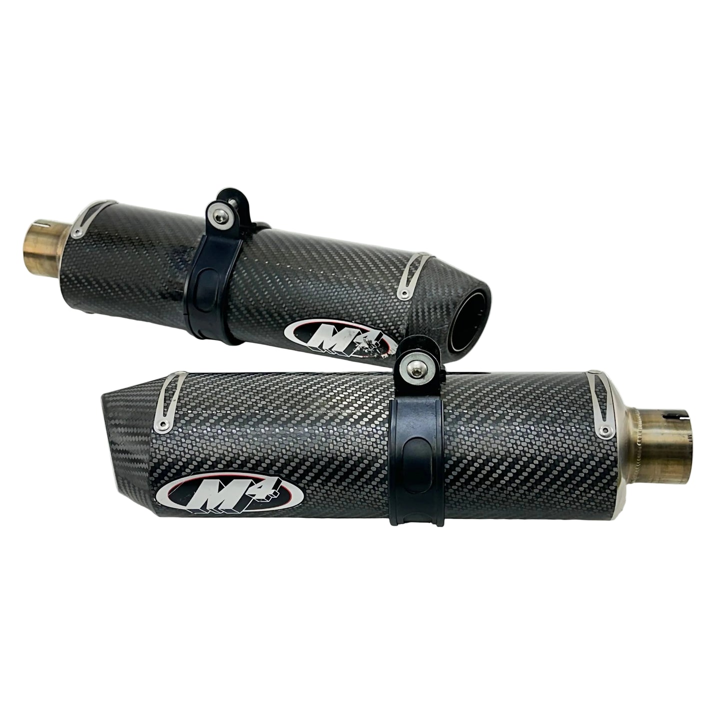 2009 - 2014 YAMAHA YZF R1  EXHAUST MUFFLERS SILENCERS PIPES SET M4 *SCUFFS*