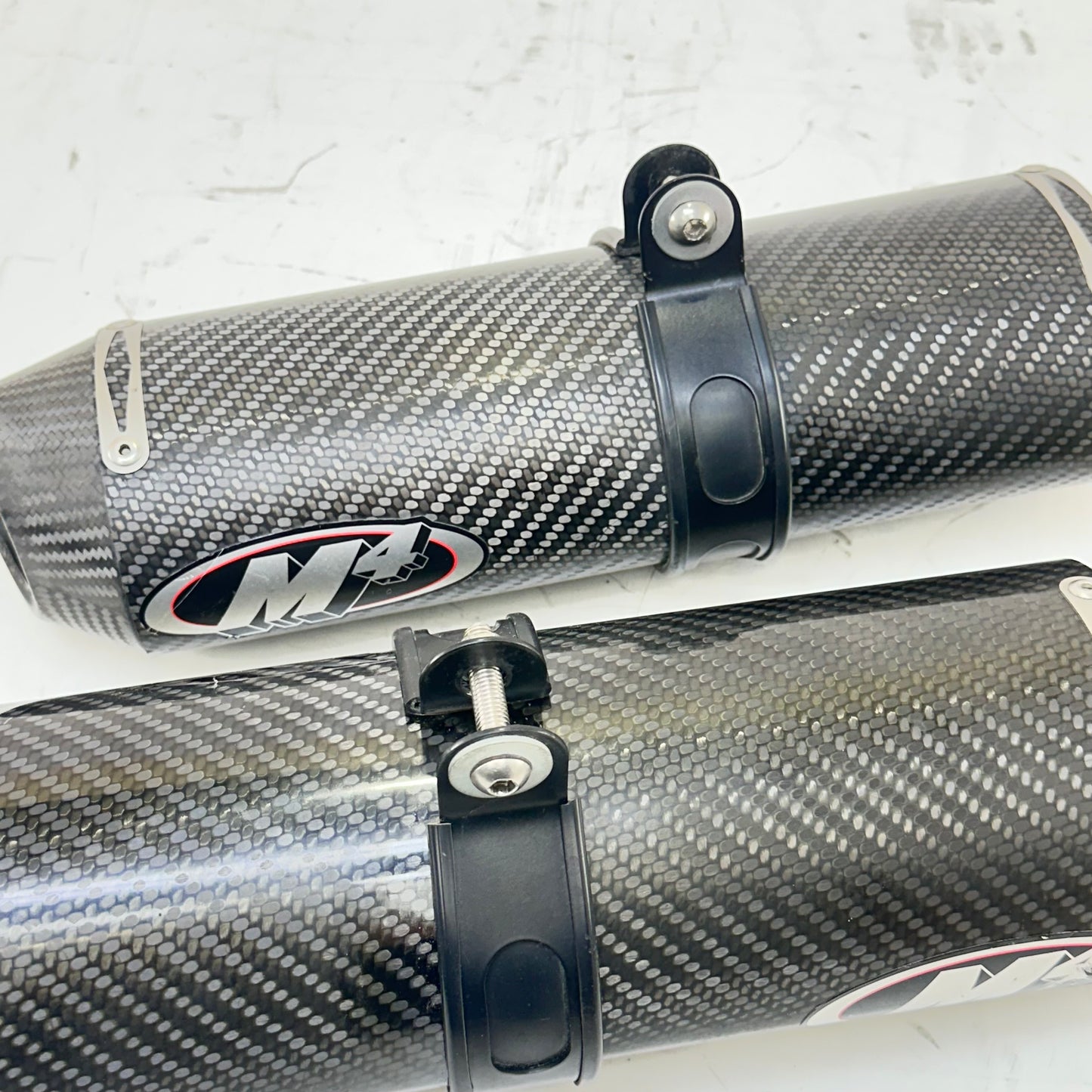 2009 - 2014 YAMAHA YZF R1  EXHAUST MUFFLERS SILENCERS PIPES SET M4 *SCUFFS*