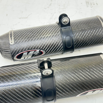 2009 - 2014 YAMAHA YZF R1  EXHAUST MUFFLERS SILENCERS PIPES SET M4 *SCUFFS*