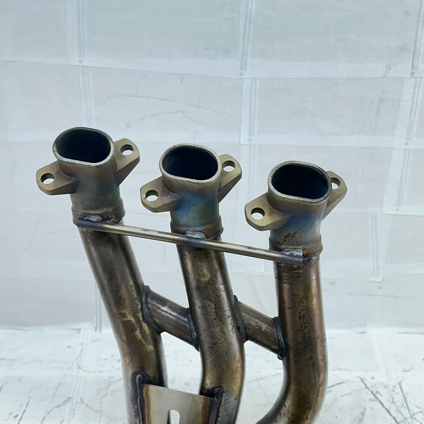 2013 - 2017 TRIUMPH DAYTONA 675 EXHAUST HEADER MANIFOLD PIPES STOCK OEM