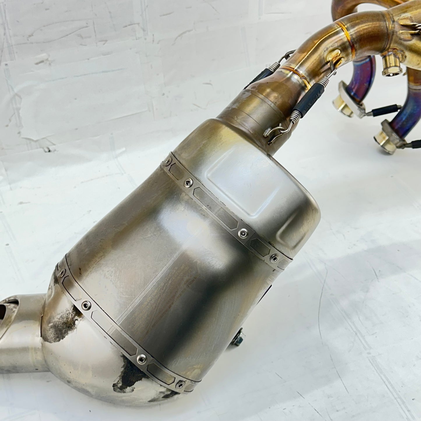 2017 - 2023 KAWASAKI NINJA EX650 EXHAUST MUFFLER PIPE HEADER MANIFOLD AKRAPOVIC