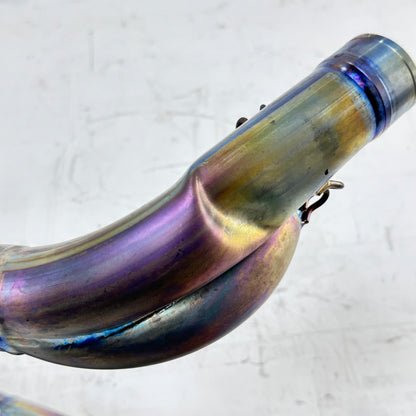 2021 - 2024 APRILIA TUONO V4 1100 EXHAUST HEADER PIPES AKRAPOVICH *DENTED*