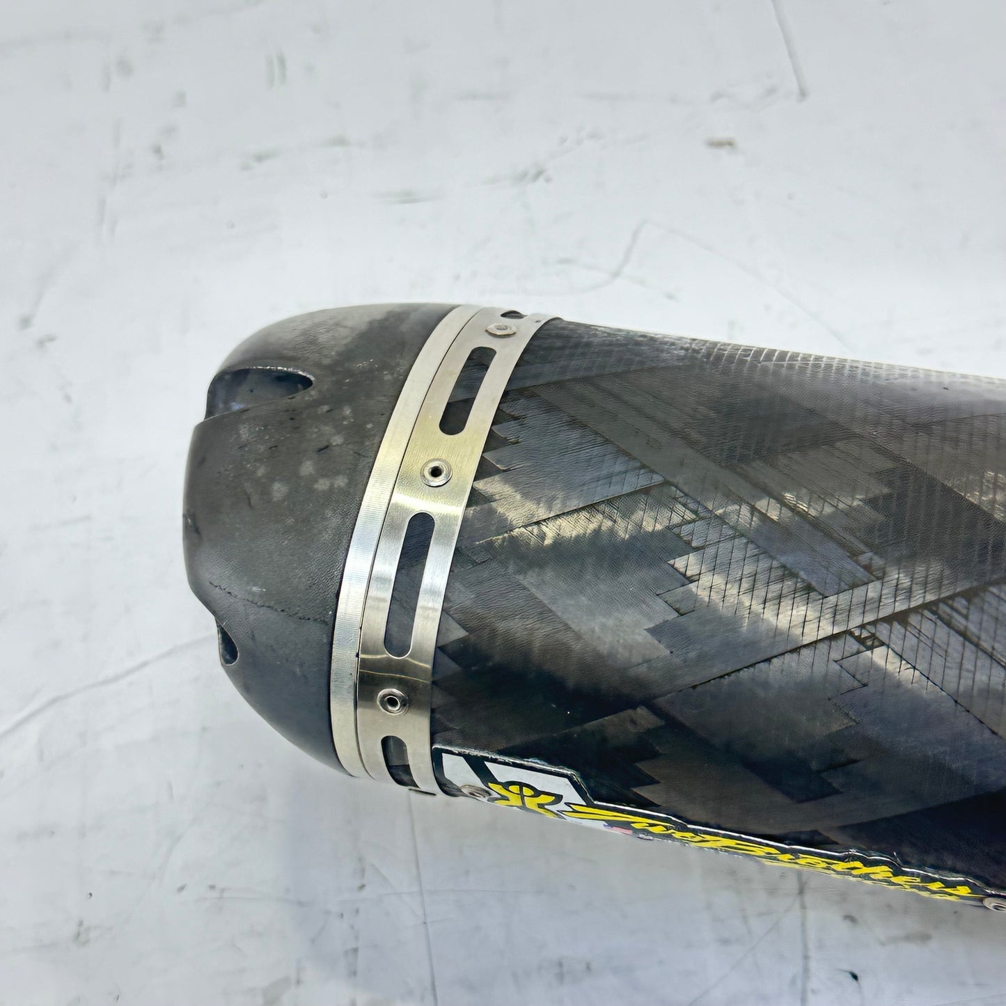 2006 2007 SUZUKI GSXR 600 GSXR 750 EXHAUST MUFFLER PIPE TWO BROTHERS RACING *SCUFFED*