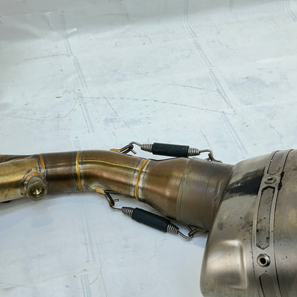 2017 - 2023 KAWASAKI NINJA EX650 EXHAUST MUFFLER PIPE HEADER MANIFOLD AKRAPOVIC
