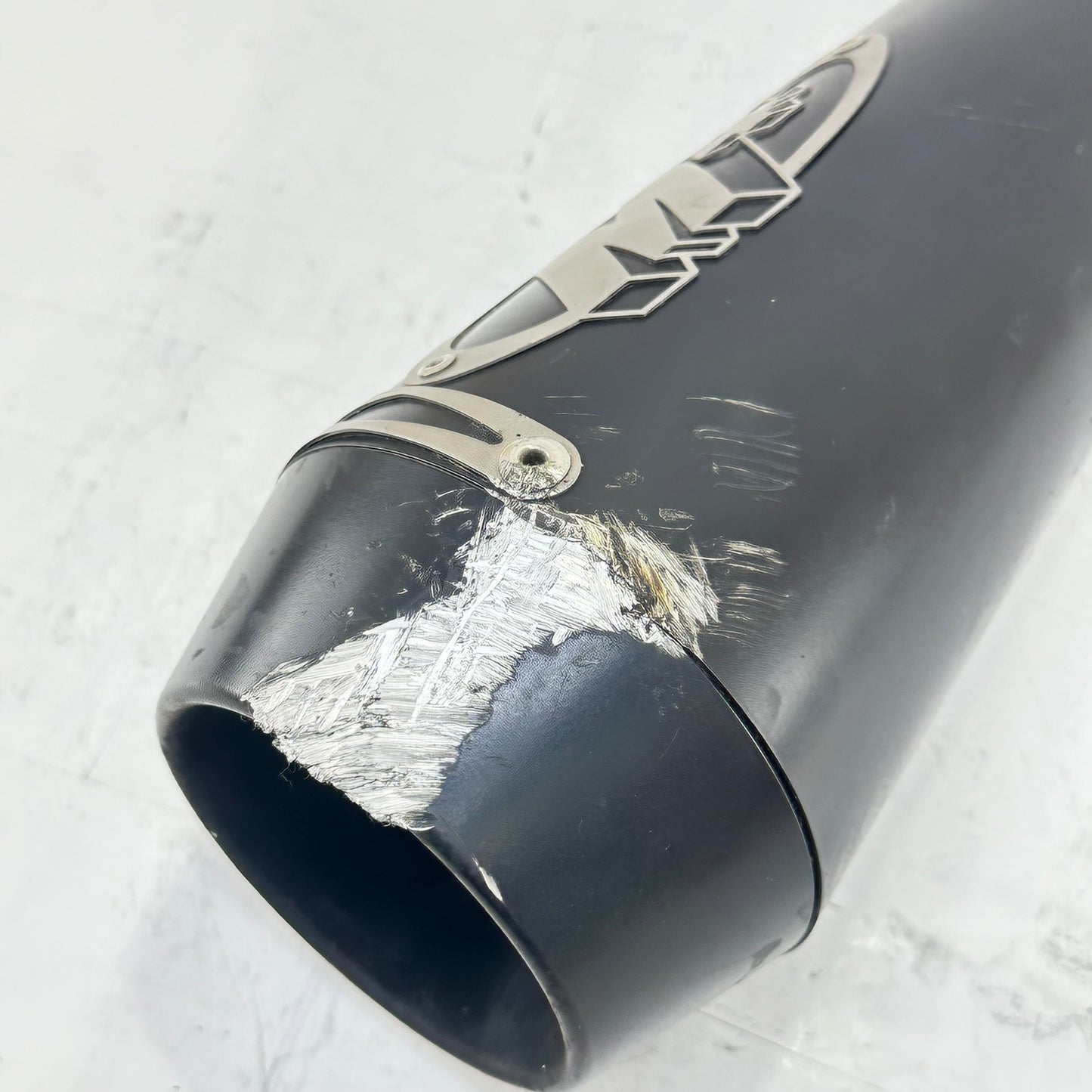 2007 2008 SUZUKI GSXR 1000 EXHAUST MUFFLER PIPE M4 *SCUFFED*