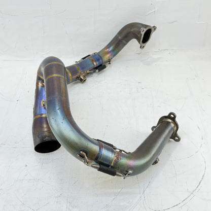2014 - 2016 KTM 1290 SUPER DUKE R EXHAUST MUFFLER PIPE HEADER MANIFOLD AKRAPOVIC