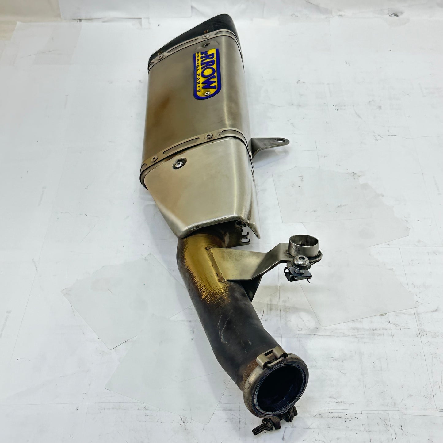 2013 - 2017 TRIUMPH DAYTONA 675R EXHAUST MUFFLER PIPE ARROW *SCUFFED*