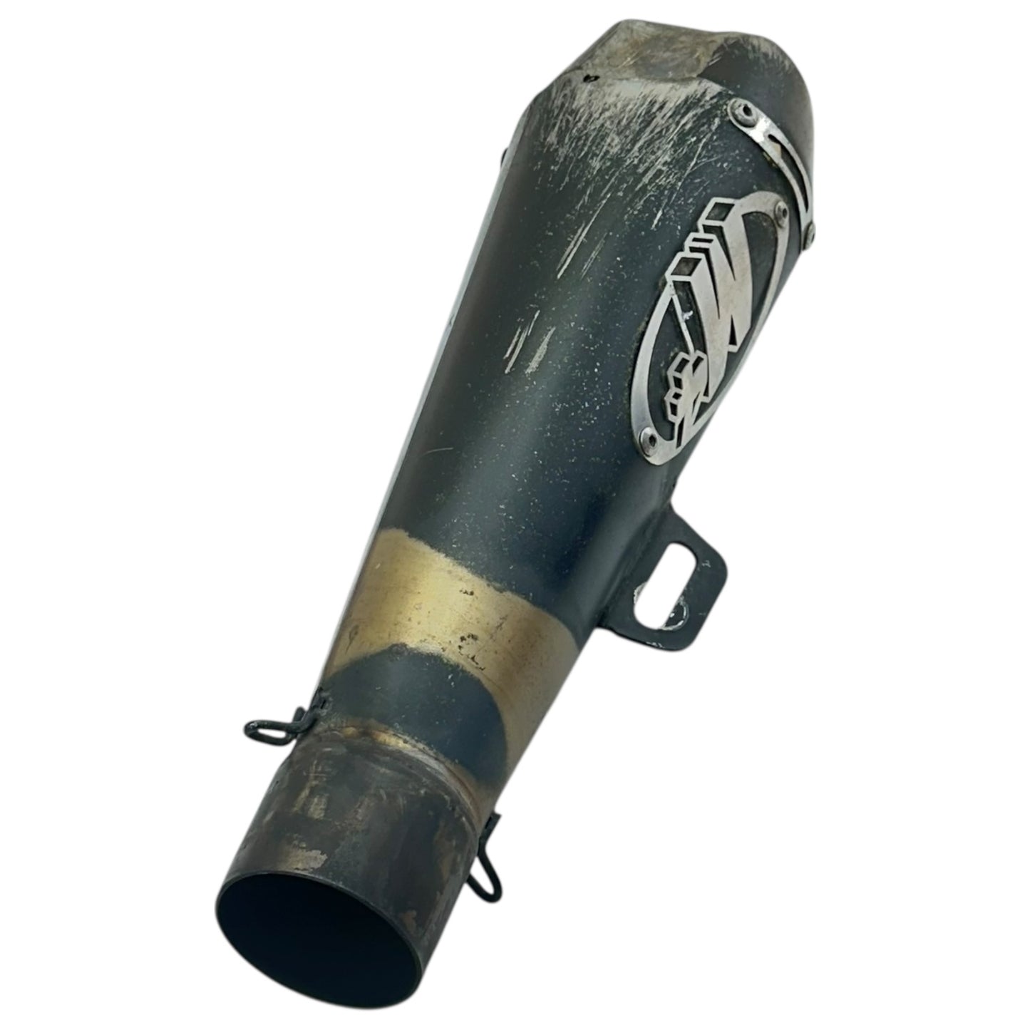 2007 2008 SUZUKI GSXR 1000 M4 EXHAUST SLIP ON MUFFLER *SCUFFED*