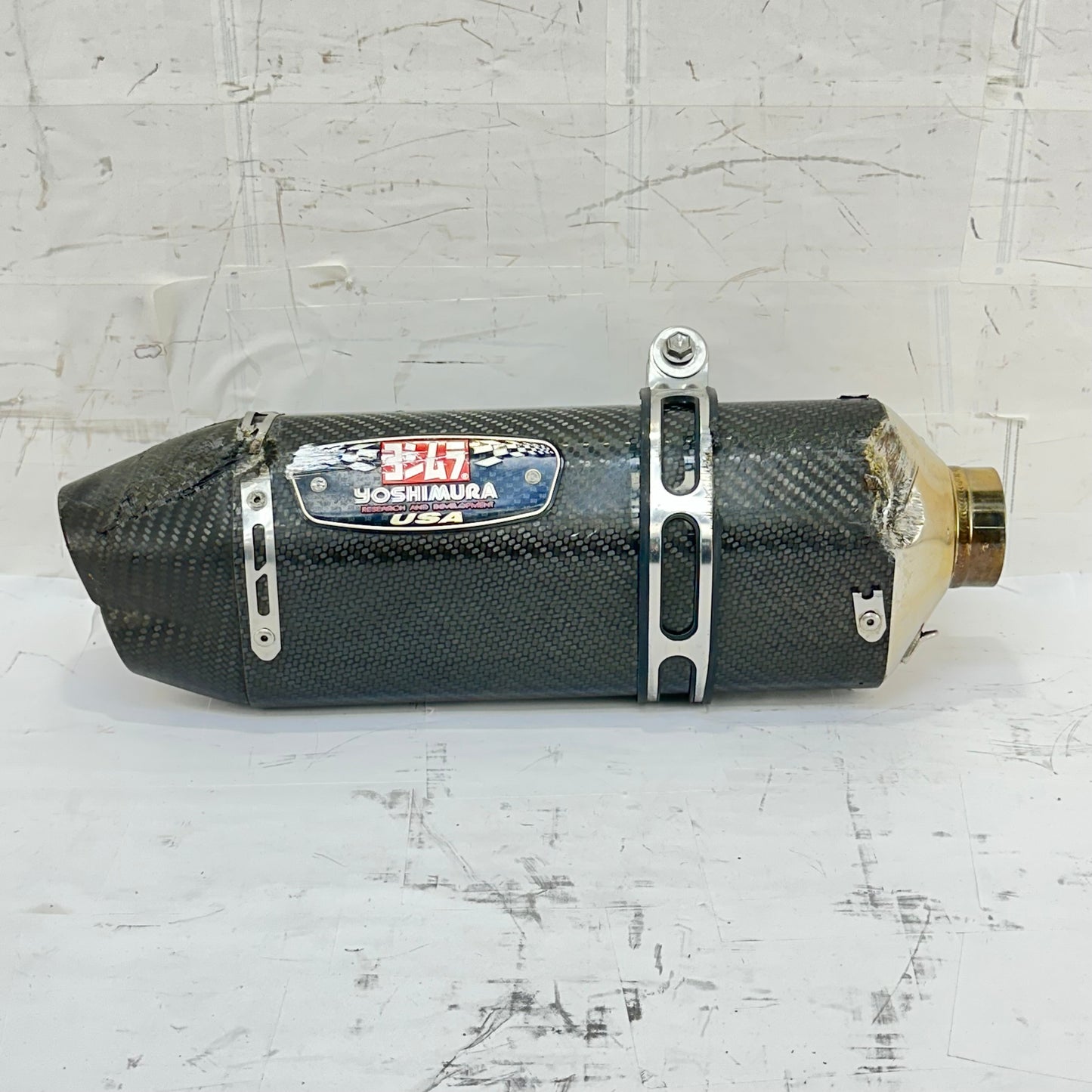 2011 - 2026 SUZUKU GSXR 600 GSXR 750 EXHAUST MUFFLER PIPE YOSHIMURA *SCUFFED*