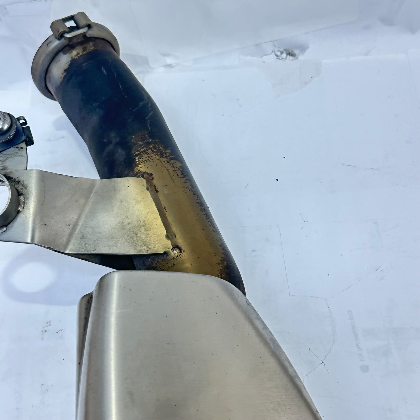 2013 - 2017 TRIUMPH DAYTONA 675R EXHAUST MUFFLER PIPE ARROW *SCUFFED*