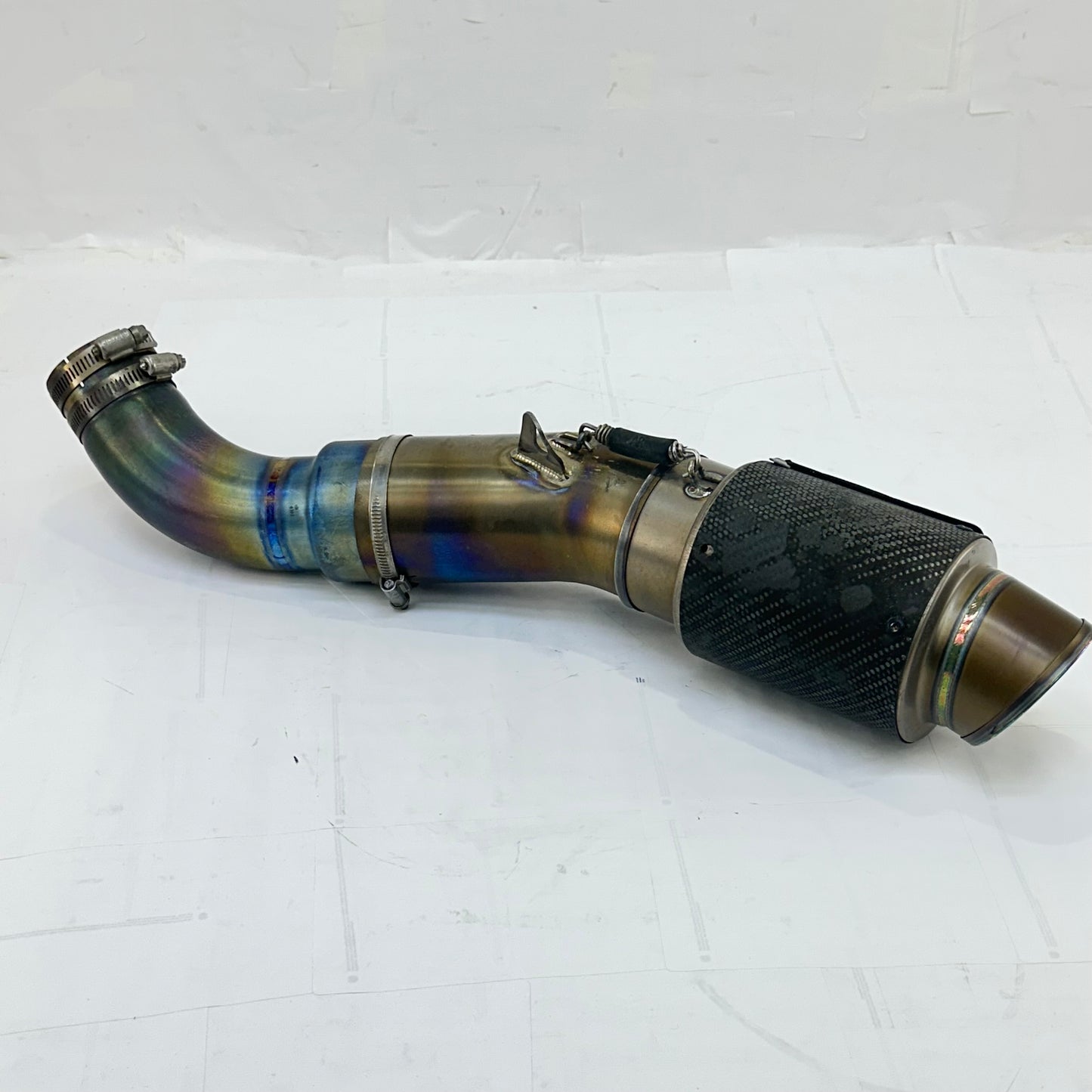 2011 - 2015 KAWASAKI NINJA ZX10R EXHAUST MUFFLER PIPE AUSTIN RACING *SCUFFED*