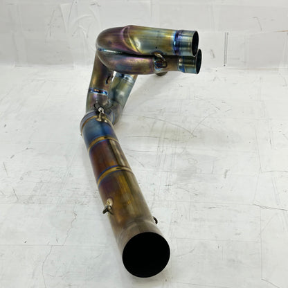 2021 - 2024 APRILIA TUONO V4 1100 EXHAUST HEADER PIPES AKRAPOVICH *DENTED*