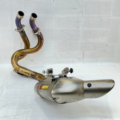 2017 - 2023 KAWASAKI NINJA EX650 EXHAUST MUFFLER PIPE HEADER MANIFOLD AKRAPOVIC