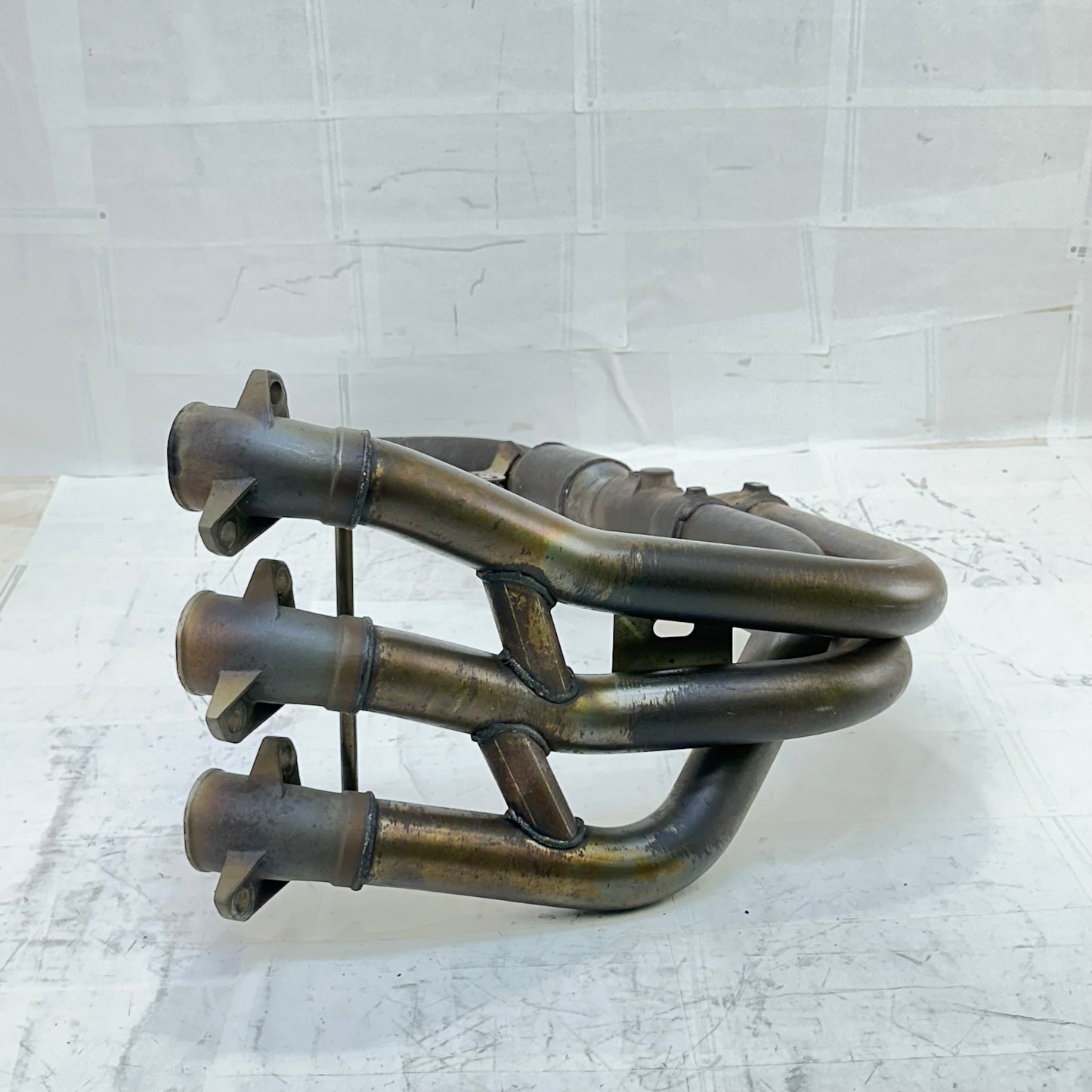 2013 - 2017 TRIUMPH DAYTONA 675 EXHAUST HEADER MANIFOLD PIPES STOCK OEM