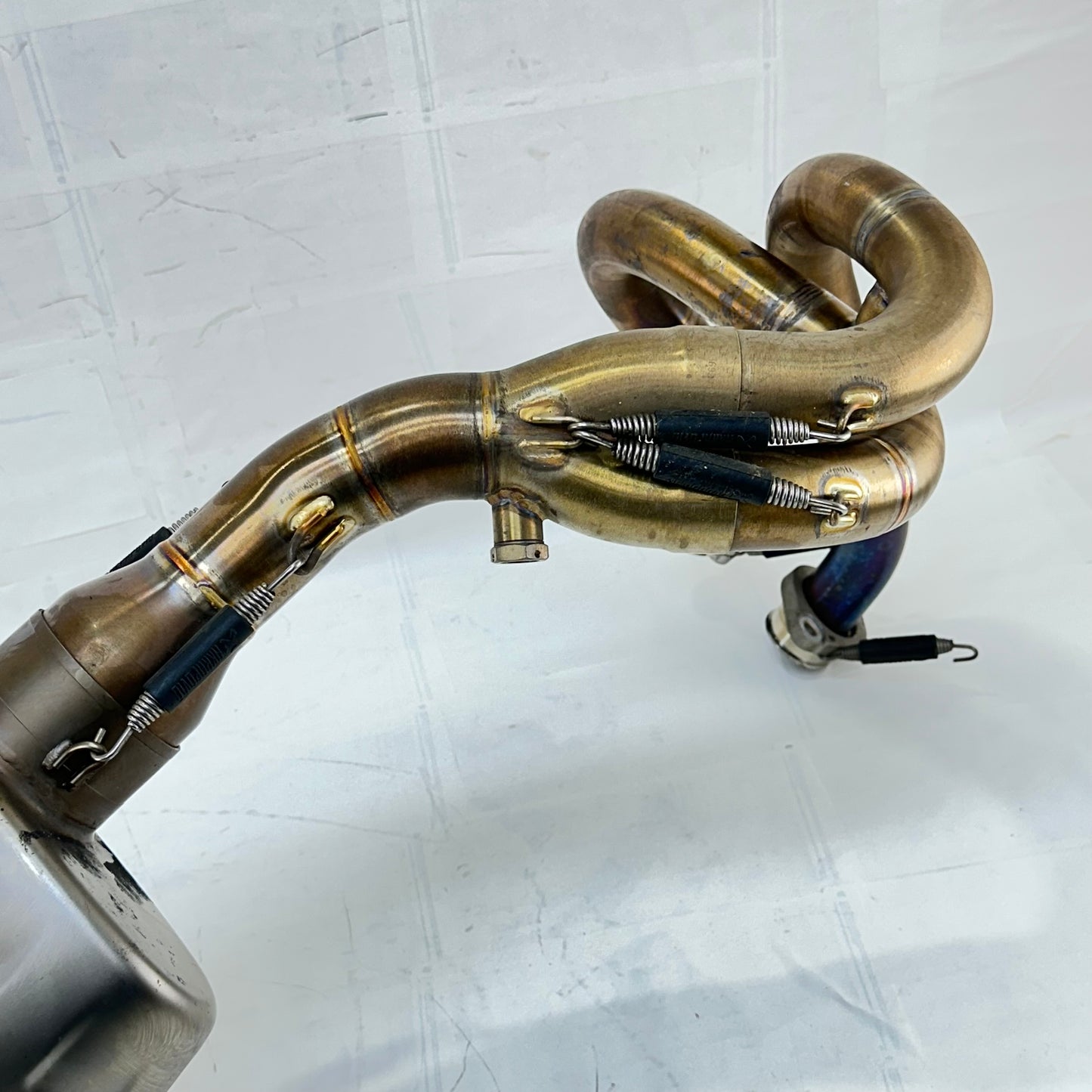 2017 - 2023 KAWASAKI NINJA EX650 EXHAUST MUFFLER PIPE HEADER MANIFOLD AKRAPOVIC