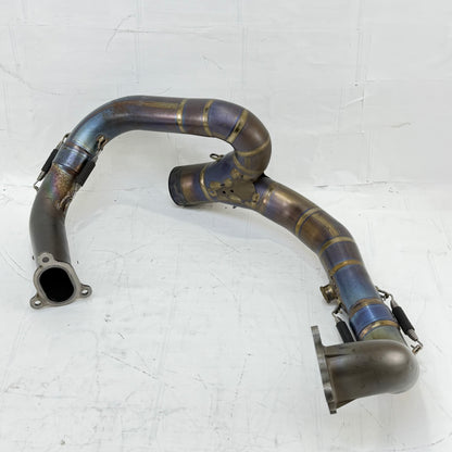 2014 - 2016 KTM 1290 SUPER DUKE R EXHAUST MUFFLER PIPE HEADER MANIFOLD AKRAPOVIC