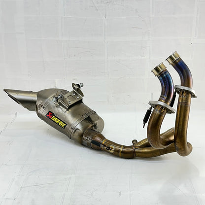 2017 - 2023 KAWASAKI NINJA EX650 EXHAUST MUFFLER PIPE HEADER MANIFOLD AKRAPOVIC