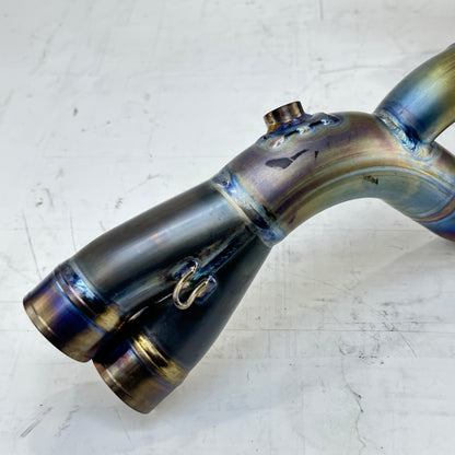 2021 - 2024 APRILIA TUONO V4 1100 EXHAUST HEADER PIPES AKRAPOVICH *DENTED*