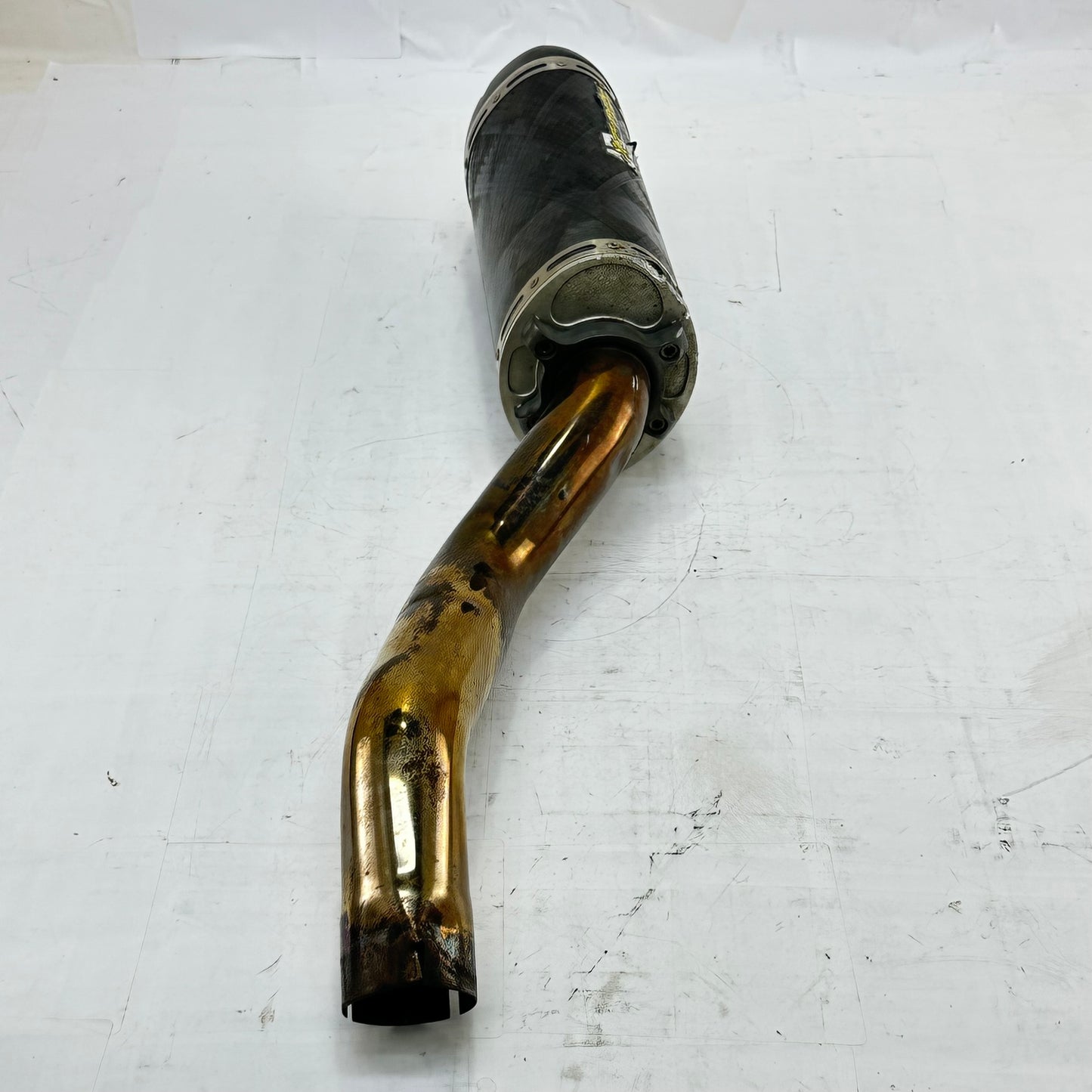 2006 2007 SUZUKI GSXR 600 GSXR 750 EXHAUST MUFFLER PIPE TWO BROTHERS RACING *SCUFFED*