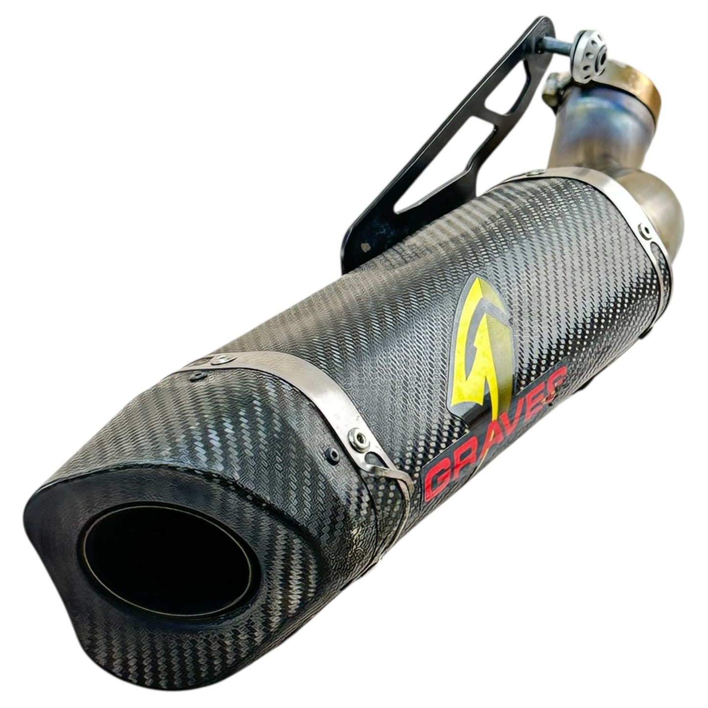 2015 2016 APRILIA RSV4 RF EXHAUST MUFFLER GRAVES *SCUFFED*
