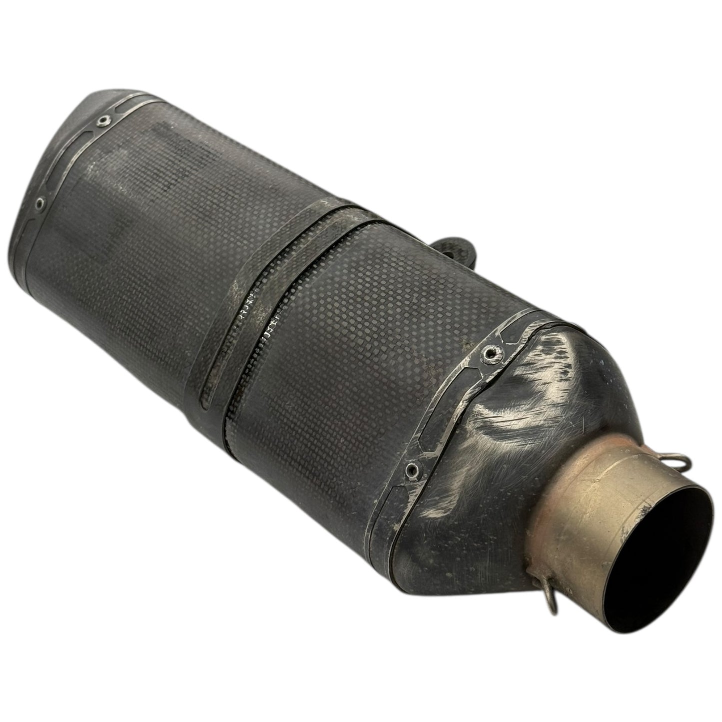 2009 - 2016 APRILIA RSV4 AKRAPOVIC MUFFLER EXHAUST END PIPE *DAMAGED*