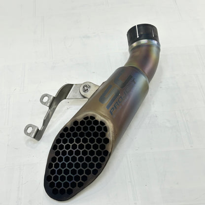 2021 - 2024 APRILIA RSV4 EXHAUST MUFFLER SLIP ON PIPE SC PROJECT