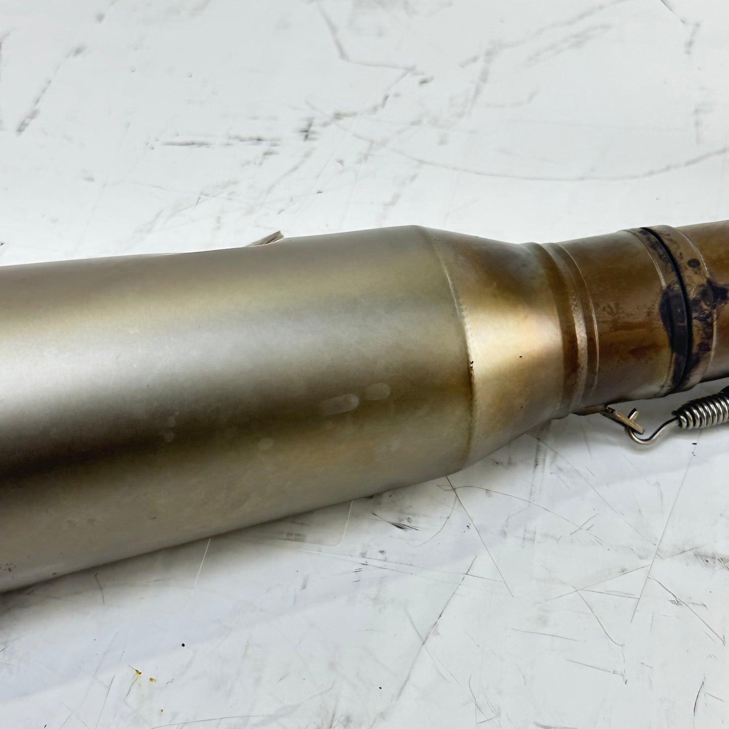 2008 - 2010 SUZUKI GSXR 600 GSXR 750 EXHAUST MUFFLER RACING AFTERMARKET *SCUFFED*