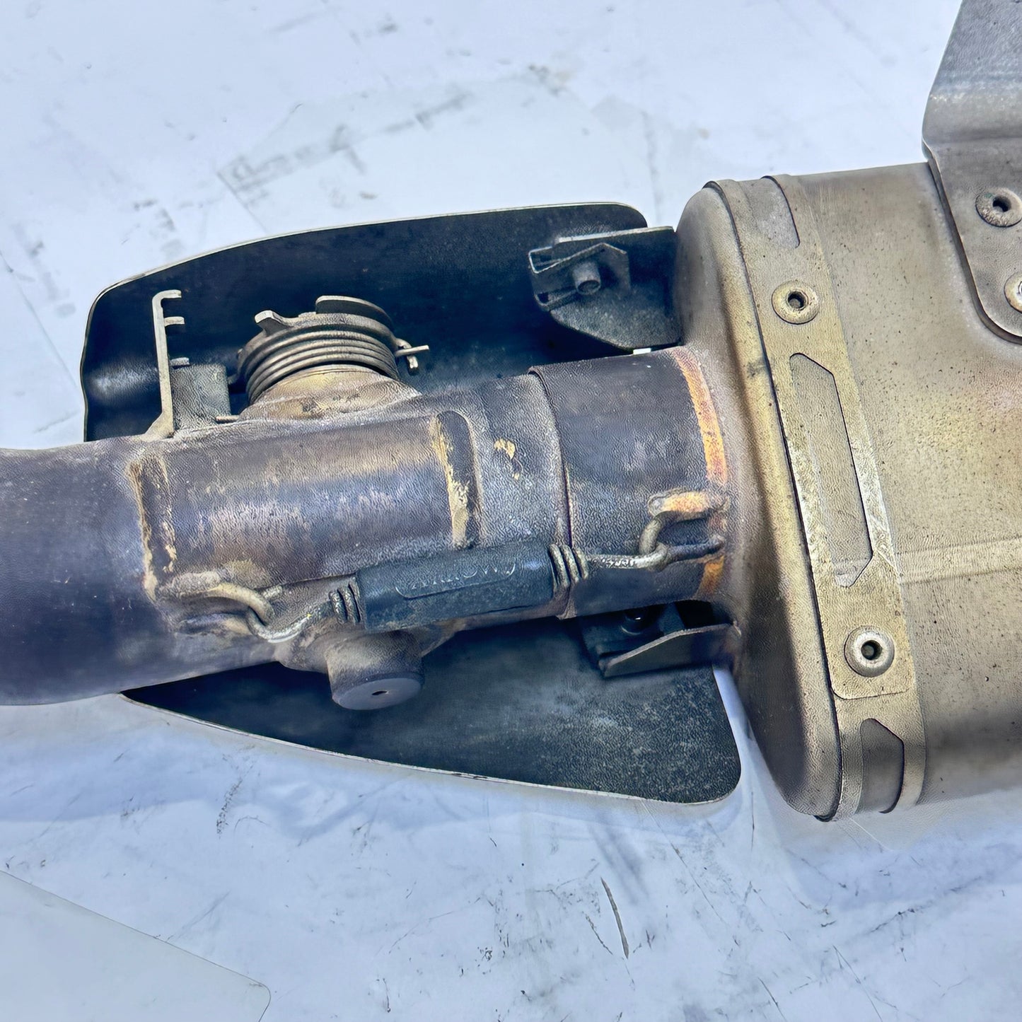 2013 - 2017 TRIUMPH DAYTONA 675R EXHAUST MUFFLER PIPE ARROW *SCUFFED*